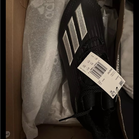 Adidas Adizero Black Night Metallic Football Cleats Men’s Sz 9 EH2707 NWOB - Picture 1 of 2